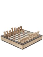 Brunello Cucinelli jeu d'échecs et de dames Krion® - Marron - thumbnail