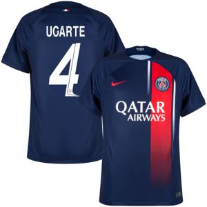 Paris Saint Germain Shirt Thuis 2023-2024 + Ugarte 4 (Cup Bedrukking)