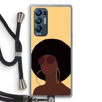 Golden hour: Oppo Find X3 Neo Transparant Hoesje met koord