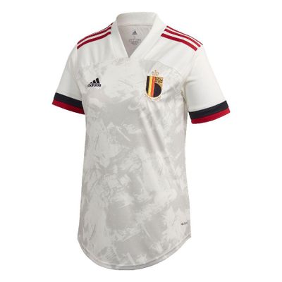 België Shirt Uit 2020-2021 Dames - Maat L - Kleur: Wit | Soccerfanshop