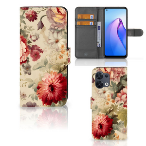 Hoesje voor OPPO Reno8 Bloemen