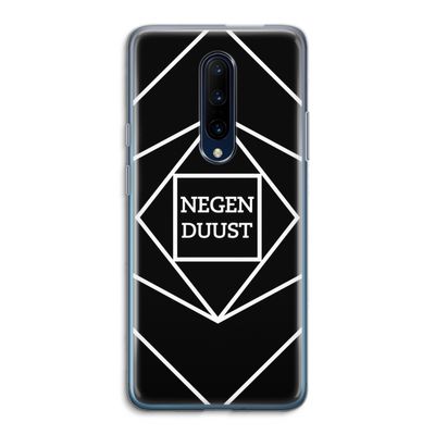 Negenduust geometrisch: OnePlus 7 Pro Transparant Hoesje