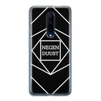 Negenduust geometrisch: OnePlus 7 Pro Transparant Hoesje