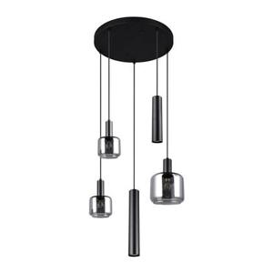 Trio Mataro Hanglamp 5-lichts - Zwart Mat