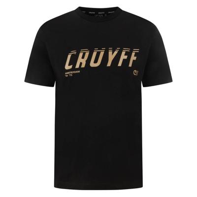 Cruyff League T-Shirt Zwart Goud