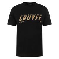 Cruyff League T-Shirt Zwart Goud