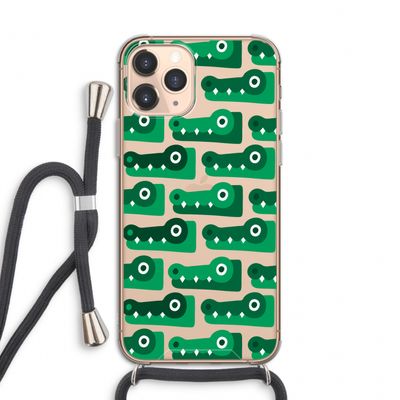 Crocs: iPhone 11 Pro Transparant Hoesje met koord