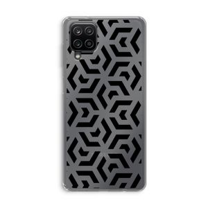 Crazy pattern: Samsung Galaxy A12 Transparant Hoesje