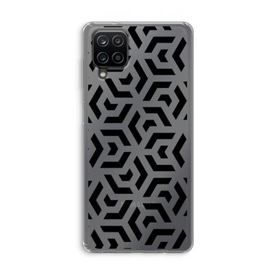 Crazy pattern: Samsung Galaxy A12 Transparant Hoesje