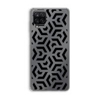 Crazy pattern: Samsung Galaxy A12 Transparant Hoesje