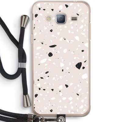 Terrazzo N°20: Samsung Galaxy J3 (2016) Transparant Hoesje met koord