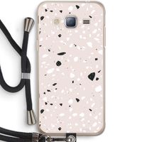 Terrazzo N°20: Samsung Galaxy J3 (2016) Transparant Hoesje met koord