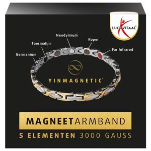 Lucovitaal Armband magneet yinmagnetic bicolor vegan