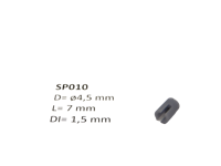 micromotor SP010 ø 4.5 x 7 - ø 1.5 mm cardankoppelingshouder