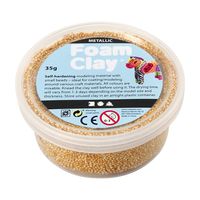 Foam Clay - metallic zilver, 35gr.