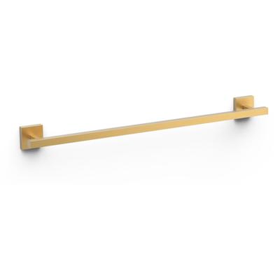 Handdoek houder Cuadro | Wandmontage | 40 cm | Enkel houder | 24k Goud mat