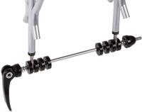 M-WAVE snelspanner voor achterdragers 137-177 mm zwart