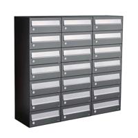 Allux Hive Set 3-Breed, 7-Hoog Antraciet - 40030065_3x7