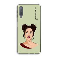 Pop-Art Creator: Samsung Galaxy A7 (2018) Transparant Hoesje