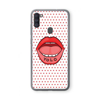 Yolo Denise: Samsung Galaxy A11 Transparant Hoesje