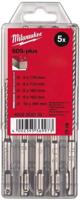 Milwaukee Set SDS-plus hamerboren - 2-kanten snijdend / cassettes SDS-Plus M2 Set - 5 stuks - 4932352338 Milwaukee Set SDS-plus hamerboren - 2-kanten snijdend / cassettes SDS-Plus M2 Set - 5 stuks - 4932352338