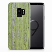 Samsung Galaxy S9 | Bumper Hoesje | Green Wood