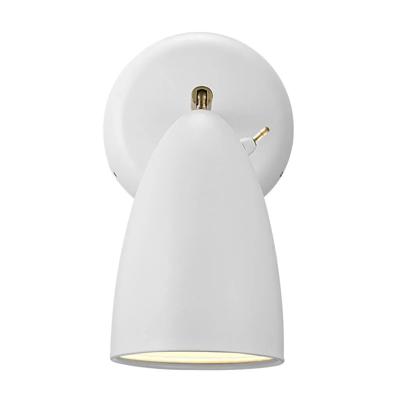 Wandlamp wit slaapkamer &apos;&apos; gu10 met stekker en schakelaar DFTP