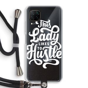 Hustle Lady: Huawei P40 Lite Transparant Hoesje met koord