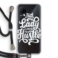 Hustle Lady: Huawei P40 Lite Transparant Hoesje met koord