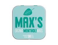 Max Organic Mints Menthol mints - 35gr