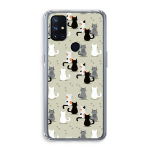 Katten: OnePlus Nord N10 5G Transparant Hoesje