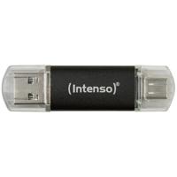 Intenso Twist Line USB-stick 32 GB Antraciet 3539480 USB-A, USB-C, USB-A 3.2 Gen 1