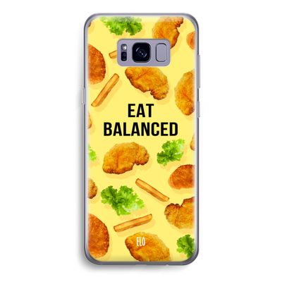 Eat Balanced: Samsung Galaxy S8 Transparant Hoesje