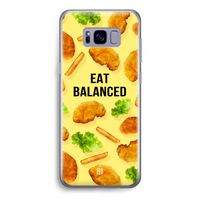 Eat Balanced: Samsung Galaxy S8 Transparant Hoesje