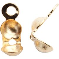 Creativ Company Kalot, l: 8 mm, d 3 mm, verguld, 20 stuk/ 1 doos