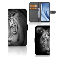 Xiaomi 11 Lite 5G NE | Mi 11 Lite | Telefoonhoesje | Met pasjeshouder | Tijger