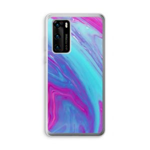 Zweverige regenboog: Huawei P40 Transparant Hoesje