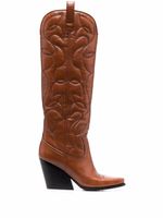 Stella McCartney bottes Cowboy Cloudy - Marron