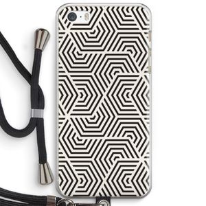 Magic pattern: iPhone 5 / 5S / SE Transparant Hoesje met koord