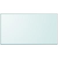 Tafelblad van gehard glas 1200x650 mm rechthoekig