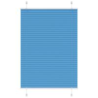 VidaXL Plissé rolgordijn 95x100 cm stofbreedte 94,4 cm polyester blauw
