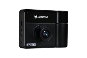 Transcend DrivePro 550B Dashcam met GPS Kijkhoek horizontaal (max.): 150 ° 12 V, 24 V WiFi, Accu, Cabinecamera