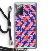 Skew Blush 3: Samsung Galaxy Note 20 / Note 20 5G Transparant Hoesje met koord Skew Blush 3: Samsung Galaxy Note 20 / Note 20 5G Transparant Hoesje met koord