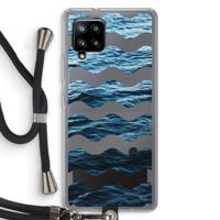 Oceaan: Samsung Galaxy A42 5G Transparant Hoesje met koord