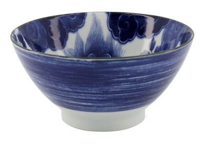 Japanse Porseleinen Ramen Kom - Tokyo Design Studio - Japonism Lion - 1000ml - 17.8x8.8cm