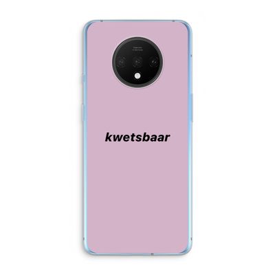 kwetsbaar: OnePlus 7T Transparant Hoesje