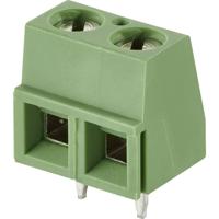 TE Connectivity 282837-2 Klemschroefblok 1.40 mm² Aantal polen 2 Groen 1 stuk(s)