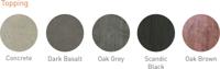 Celino Table Oak Grey 240x100 White Frame - Tierra outdoor