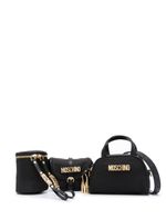 Moschino sac banane à plaque logo - Noir