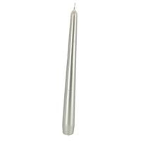 Gotische kaarsen 245/24 4x metallic White Silver - thumbnail
